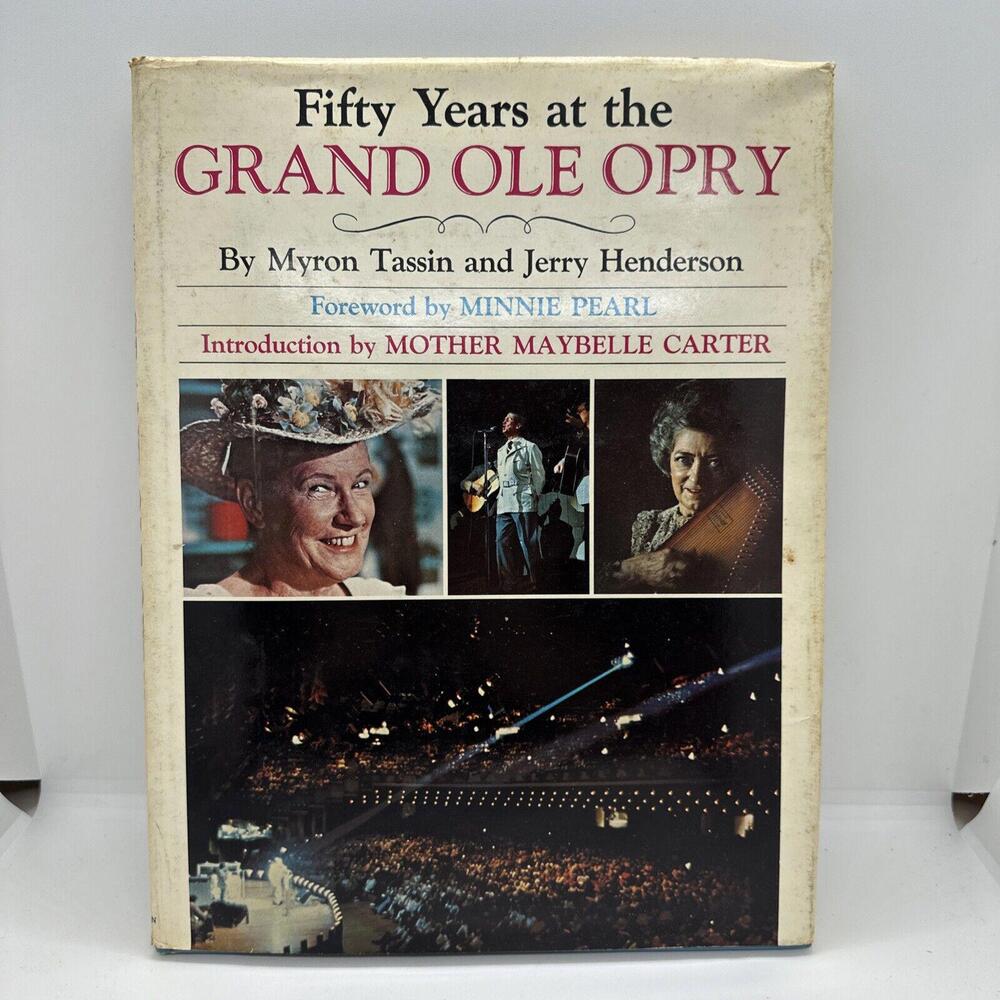 Country Music History – Grand Ole Opry Legends Book Nashville TN 1975 Hardcover